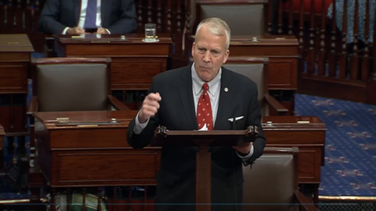 Dan Sullivan speaks on Senate floor